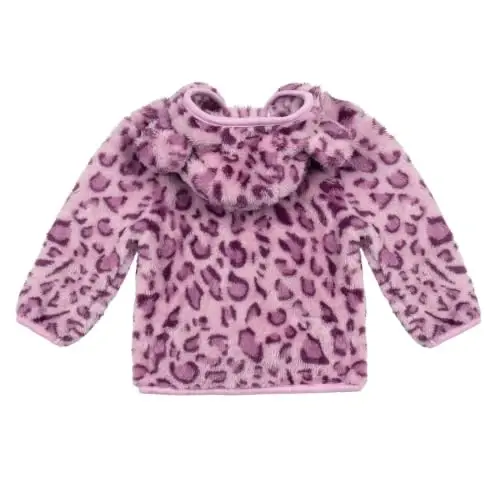 JESKIDS Toddler Girls Boys Fleece Hoody Jacket Zip Up Teddy Coat Warm Winter Outwear - JESKIDS (1)