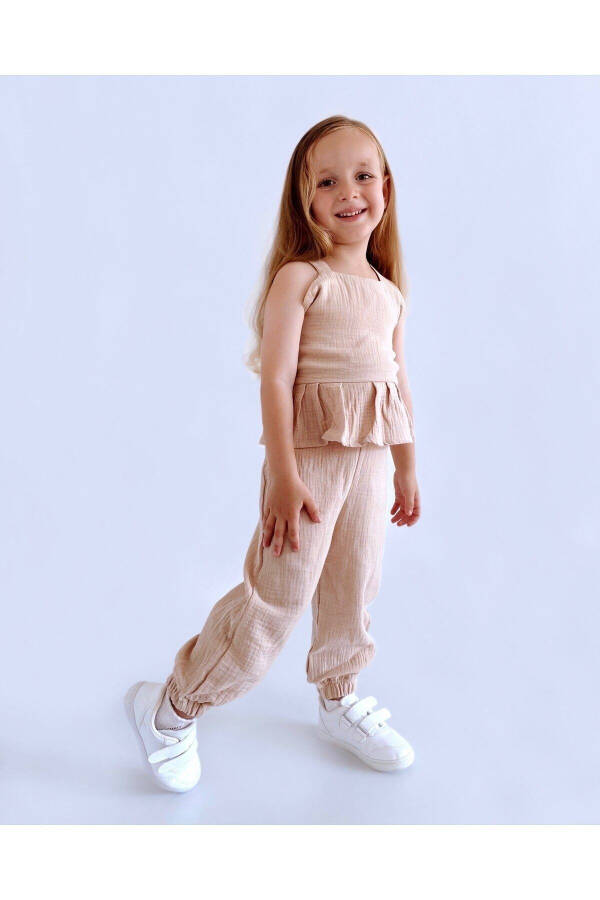 Jessica Baby Girl Jumpsuit Muslin Fabric - 1