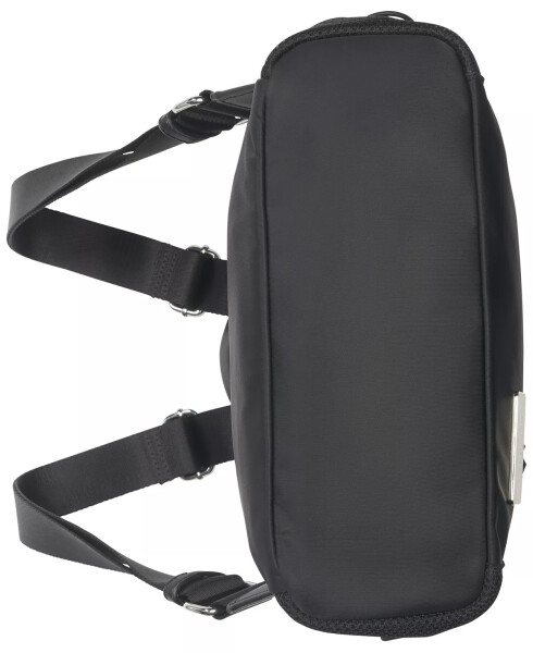 Jessie Mesh Side Pocket Nylon Backpack Black - 2