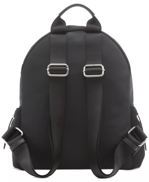 Jessie Mesh Side Pocket Nylon Backpack Black - 4