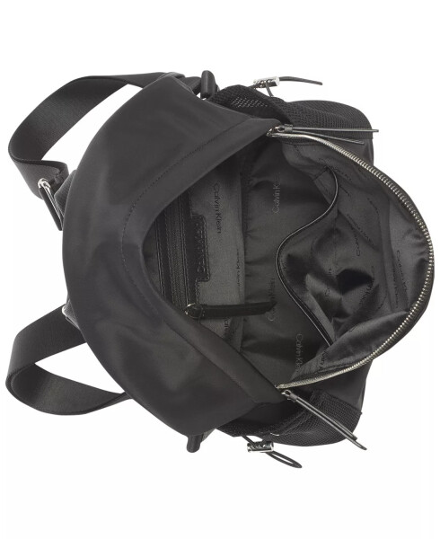 Jessie Mesh Side Pocket Nylon Backpack Black - 5