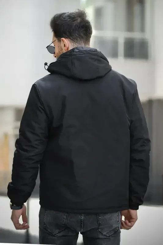 Jestad Suvdan himoya qiluvchi kapishonli slim fit erkaklar ko'ylagi - 5