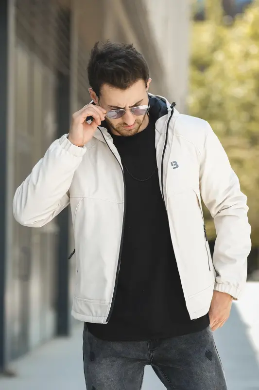 Jestad Water Repellent Hooded Slim Fit Men's Jacket-STN - 2