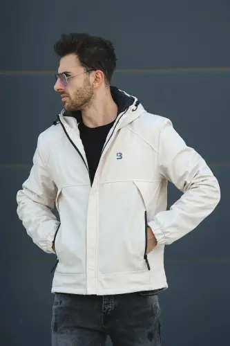 Jestad Water Repellent Hooded Slim Fit Men's Jacket-STN - 4