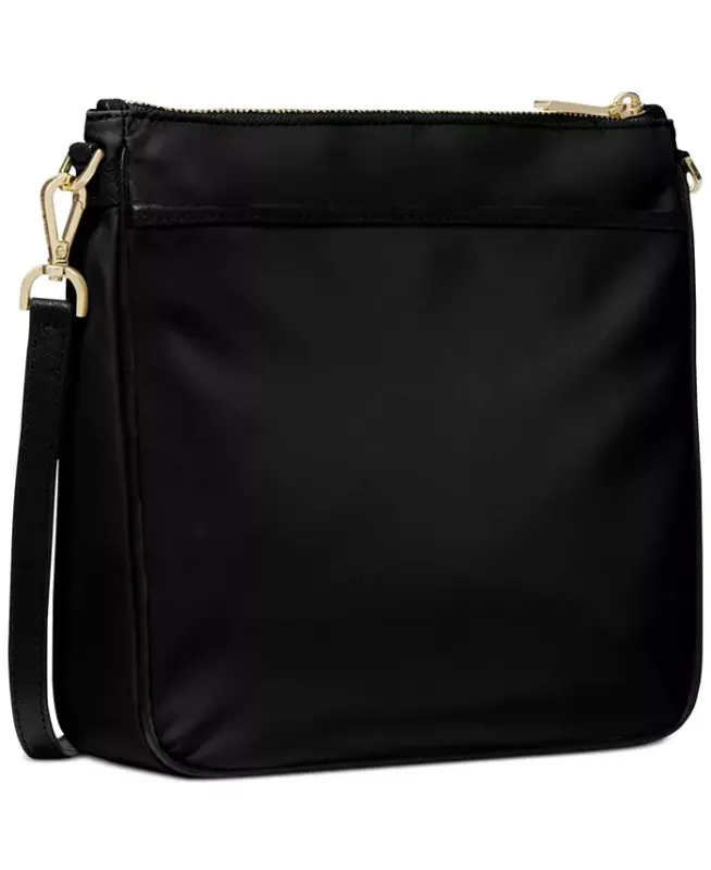 Michael Kors Jet Set Charm North South Nylon Crossbody - Black/Gold - 3