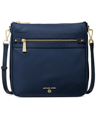 Jet Set Charm North South Nylon Crossbody - Navy - 1