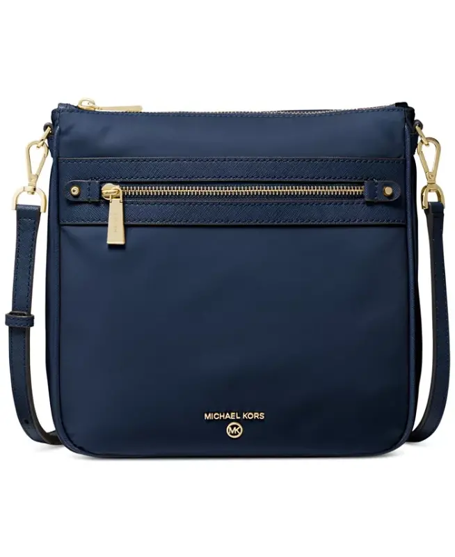 Jet Set Charm North South Nylon Crossbody - Navy - 1