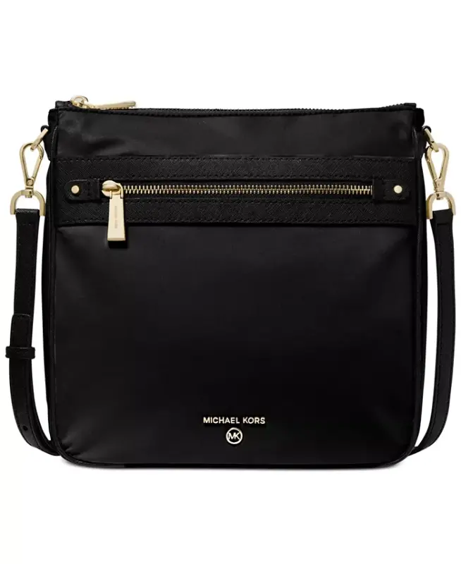 Jet Set Charm North South Crossbody-Black/Gold - 1