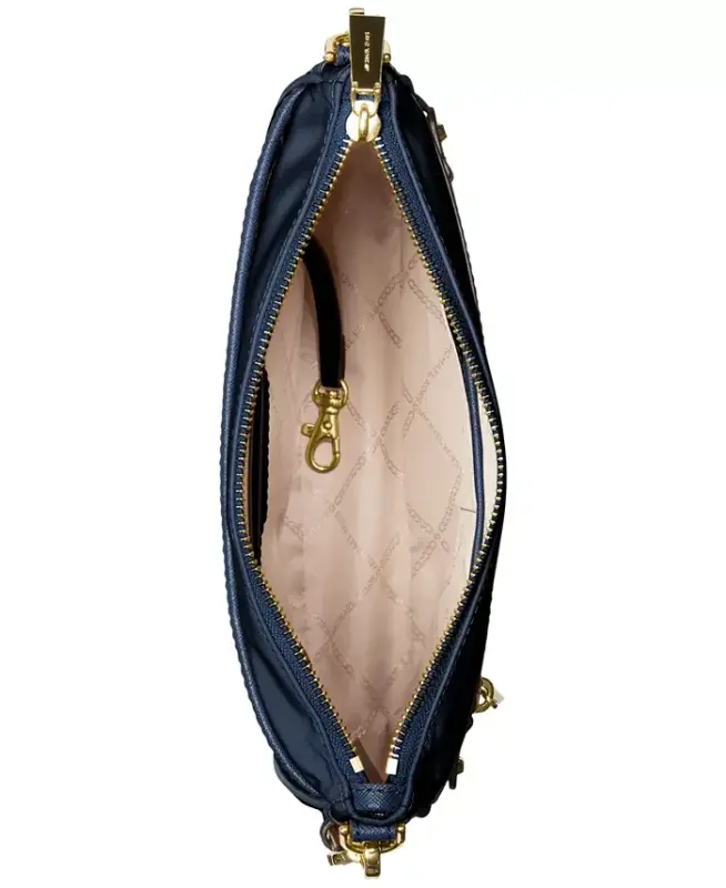 Jet Set Charm North South Crossbody-Navy - 2