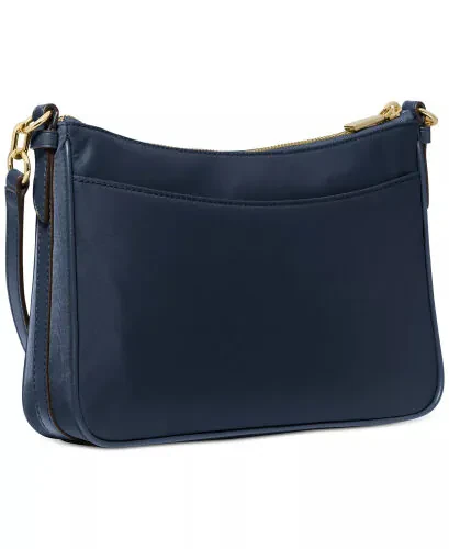 Jet Set Small Nylon Top Zip Pochette Crossbody-Navy - Modazone (1)