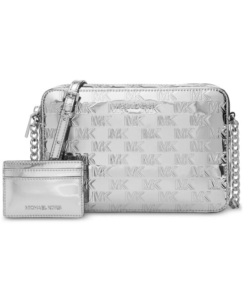 Jet Set Large East West Crossbody With Card Holder In Gift Box Silver - 1