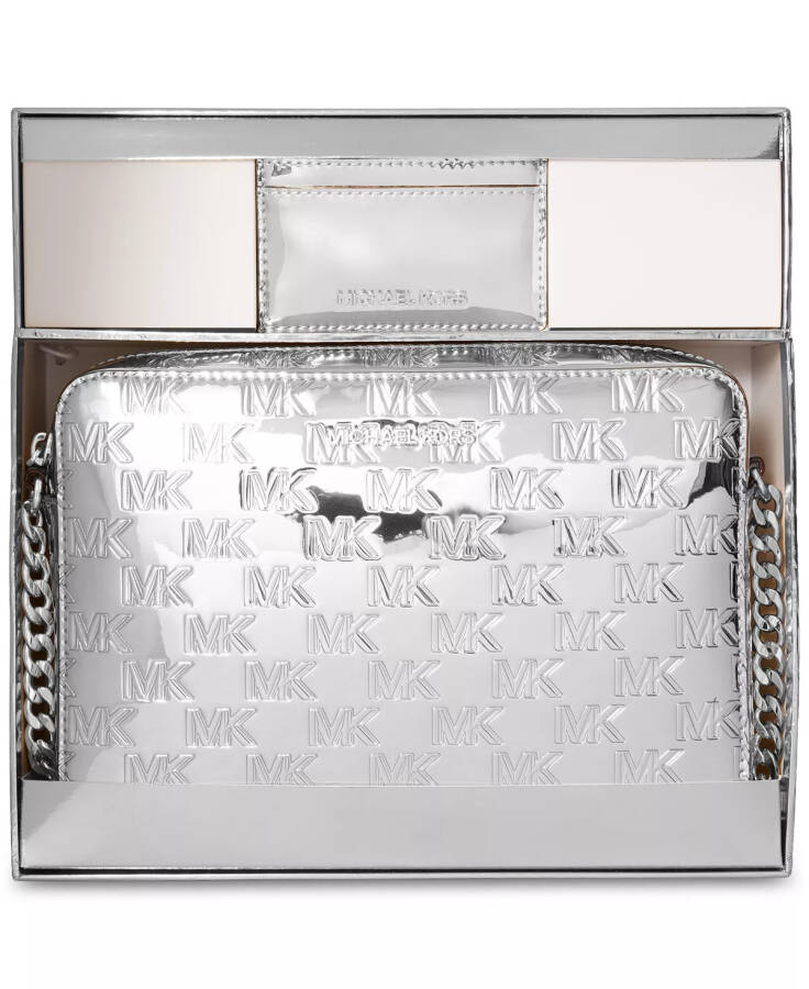 Jet Set Large East West Crossbody With Card Holder In Gift Box Silver - 2