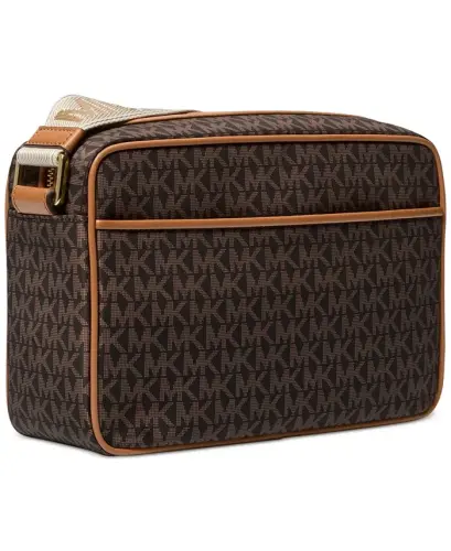 Jet Set Logo East West Nylon Crossbody-Brn/acorn - 4