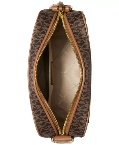 Jet Set Logo East West Nylon Crossbody-Brn/acorn - 3