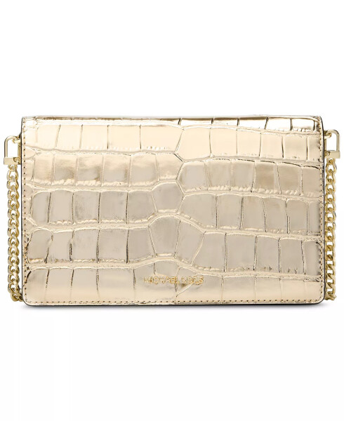 Jet Set Medium Flap Chain Crossbody Pale Gold - 1