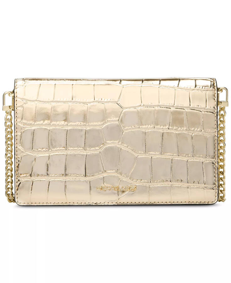 Jet Set Medium Flap Chain Crossbody Pale Gold - 1