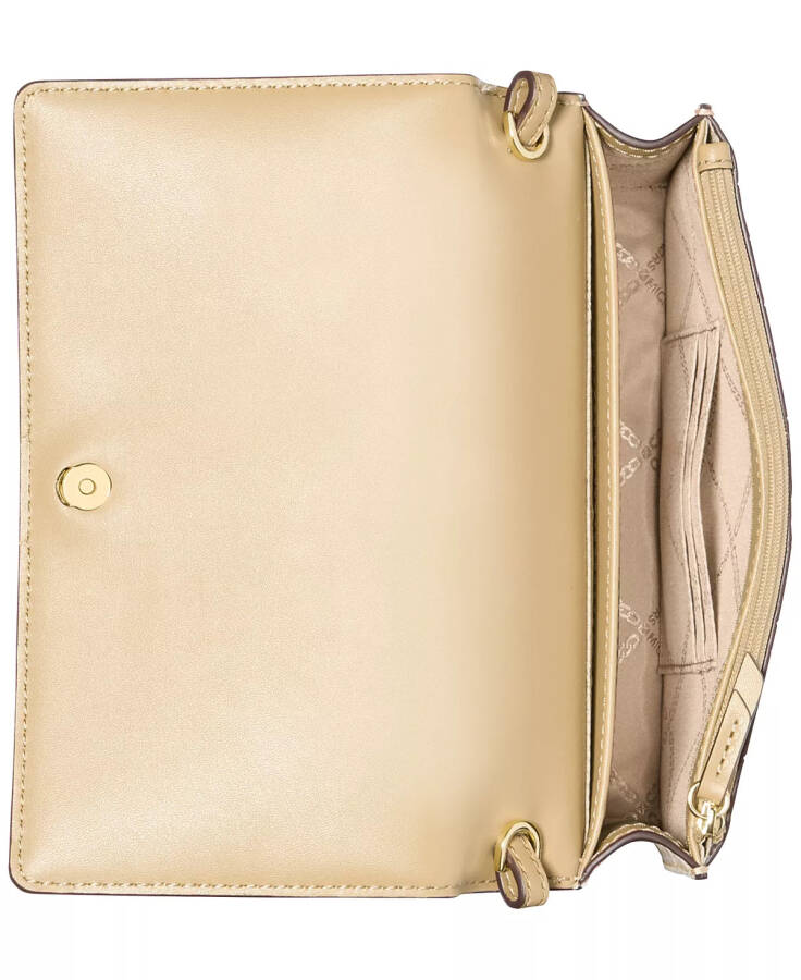 Jet Set Medium Flap Chain Crossbody Pale Gold - 4