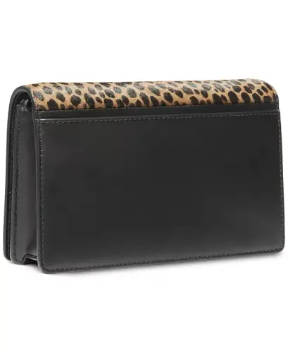 Jet Set Small Calf Hair Flap Chain Crossbody-Husk Multi - 4