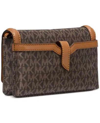 Jet Set Small Logo Crossbody-Brn/acorn - 3