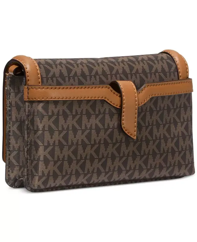 Jet Set Small Logo Crossbody-Brn/acorn - 3