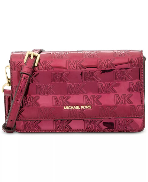 Jet Set Small Phone Crossbody Deep Red - 1