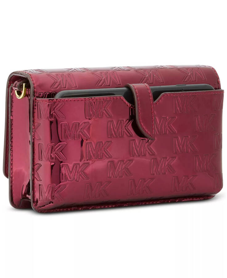 Jet Set Small Phone Crossbody Deep Red - 4