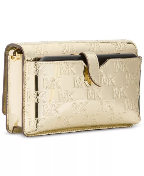 Jet Set Small Phone Crossbody Pale Gold - 4