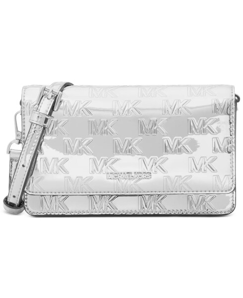 Jet Set Small Phone Crossbody Silver - 1