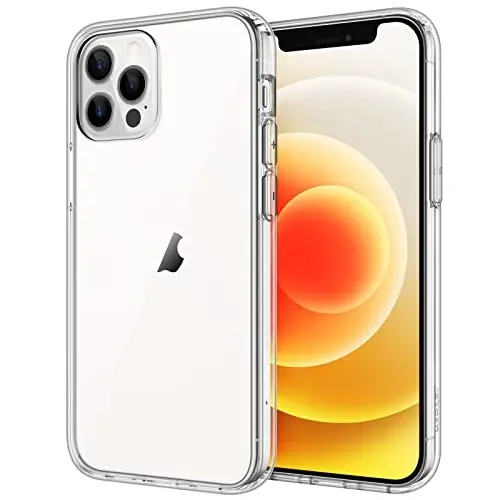 JETech Case for iPhone 12/12 Pro 6.1-Inch, Non-Yellowing Shockproof Phone Bumper Cover, Anti-Scratch Clear Back (HD Clear) - 1