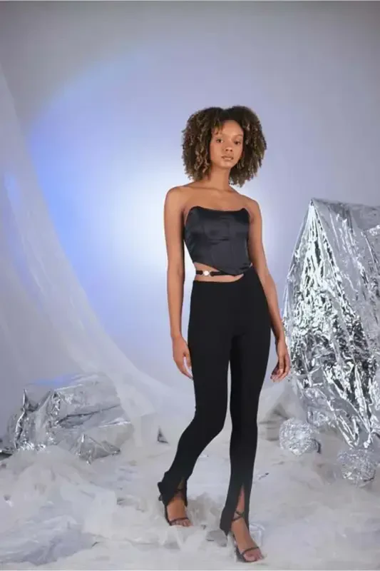 Jewel Pants Black - HOLLY LOLLY