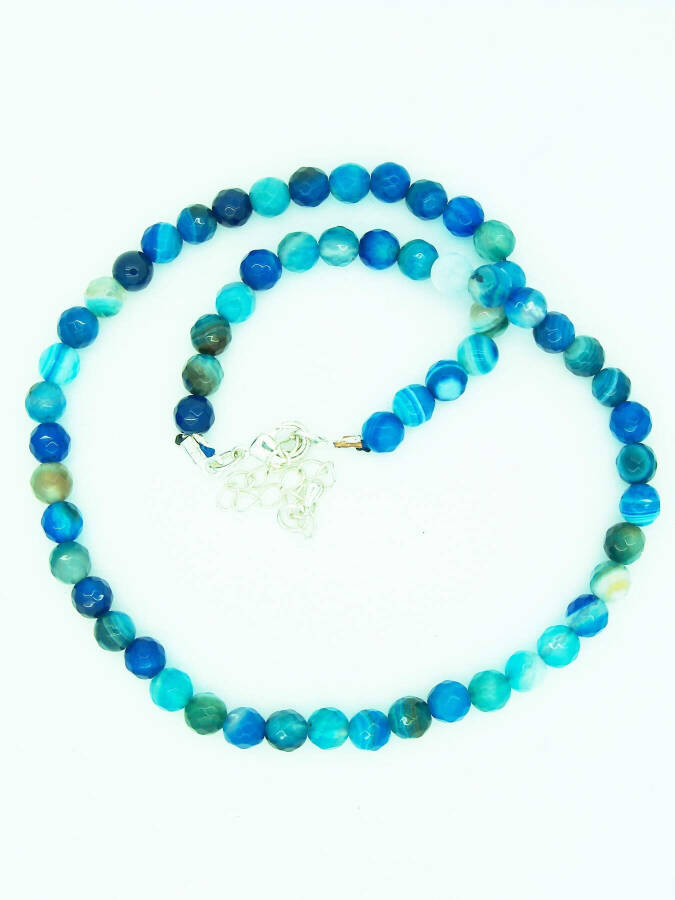 JEWELLERY Blue Agate Confidence Women's Necklace - 5