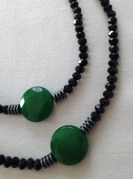 JEWELLERY Custom Design Jade Natural Stone Women's Necklace - 3