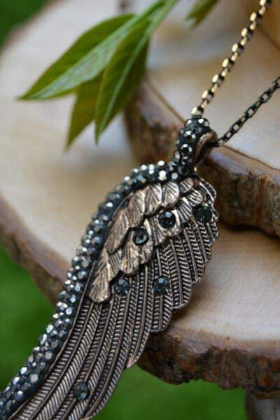 JEWELLERY Handmade Angel Wing Women's Necklace - 3