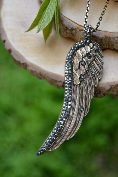 JEWELLERY Handmade Angel Wing Women's Necklace - 9