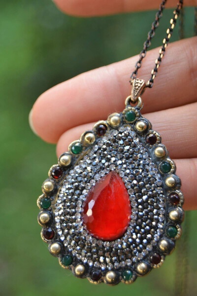 JEWELLERY Ruby Necklace - 5