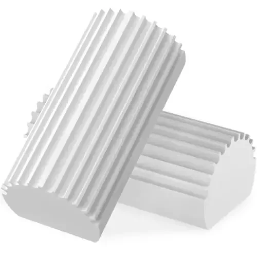 Jeymei 2-Pack Damp Clean Duster Sponge, Sponge Cleaning Brush, Duster for Cleaning Blinds, Glass, Baseboards, Vents, Railings, Mirrors, Window Track Grooves and Faucets - JEYMEI