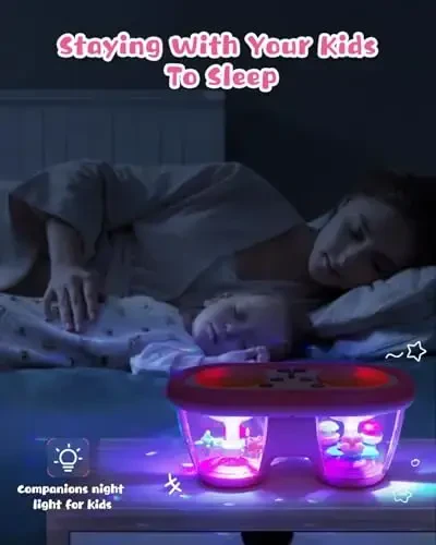 Jhoprcin 6 oydan 12 oygacha bo'lgan chaqaloq o'yinchoqlari: 12-18 oylik bolalar uchun 7 ta model pushti aylanadigan yorug'likli barabanli musiqa asboblari, 0-3-6-9 oylik chaqaloqlar uchun qorin vaqti o'yinchoqlari, o'g'il qiz sovg'alari uchun yuradigan moslama - 6