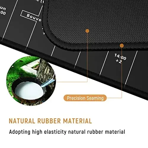 JIALONG Большой игровой коврик для мыши Увеличенный коврик для стола XXL Коврик для мыши с нескользящим ковриком для клавиатуры для офисного ноутбука, компьютера и ПК - 35,4 x 15,7 дюймов Карта мира - 4