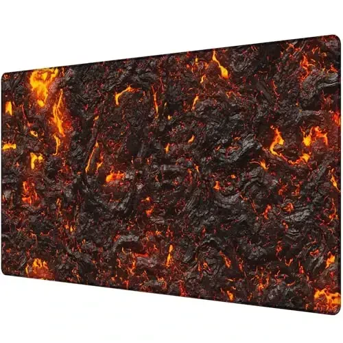 JIALONG Large Gaming Mouse Pad with Non-Slip Rubber Base - XXL Extended Desk Mat for Gaming, Office, and Home - 35.4x15.7 Inches 