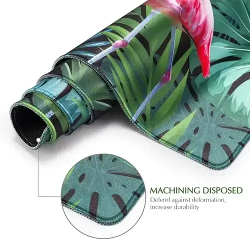 JIALONG Large Gaming Mouse Pad with Non-Slip Rubber Base - XXL Extended Desk Mat for Gaming, Office, and Home - 35.4x15.7 Inches Mousepad - 3