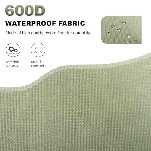 JiatuA Car Trunk Organizer, Car Organizers and Storage Collapsible Multi Compartment Container Box, Adjustable Car Accessories for SUV Sedan Truck, Standard Size, Light Green - 7