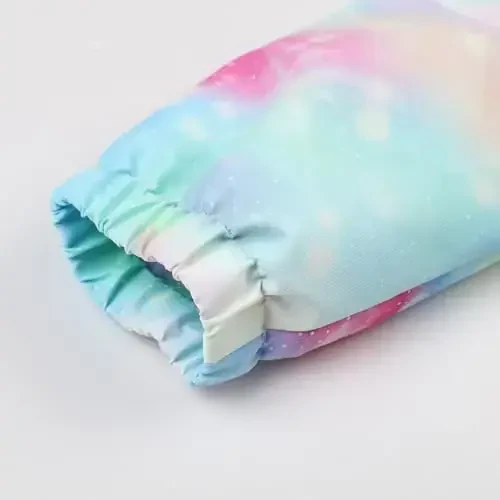 Jingle Bongala Kids Suv o'tkazmaydigan yomg'ir kurtkalari Yengil yomg'ir paltolari Jun va trikotaj astarli Kapüşonlu shamoldan himoya qiluvchi o'g'il bolalar qizlar uchun - 6