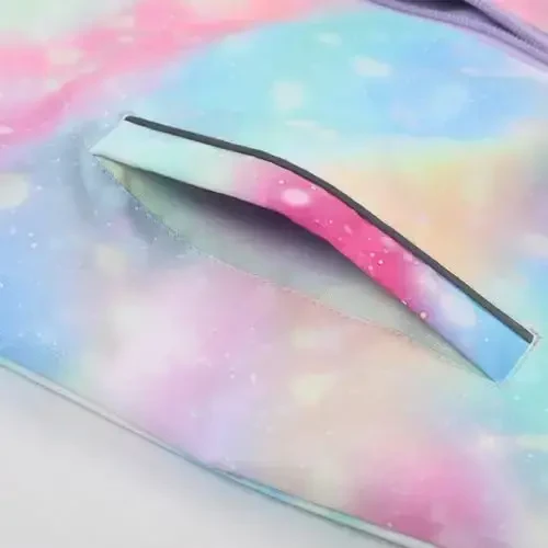 Jingle Bongala Kids Waterproof Rain Jackets Lightweight Raincoats Fleece & Knitted Lining Hooded Windbreaker for Boys Girls - 3