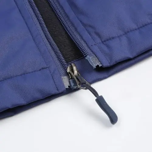 Jingle Bongala Kids Waterproof Rain Jackets Lightweight Raincoats Fleece & Knitted Lining Hooded Windbreaker for Boys Girls - 4