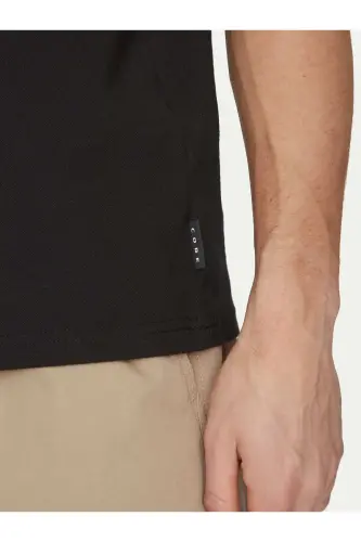 J&J JCOFUSION Pique Polo Yaka Erkek Premium Tişört Siyah-Pike - 8
