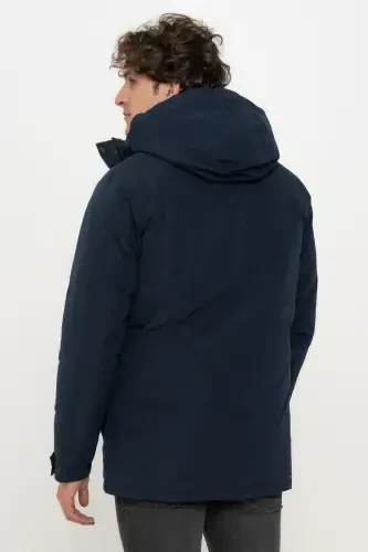 JJCHAMP PARKA Erkak Mont 12236015-Navy Blazer - 3