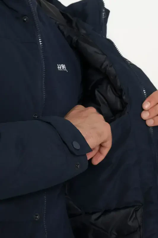 JJCHAMP PARKA Men's Jacket 12236015-Navy Blazer - 6