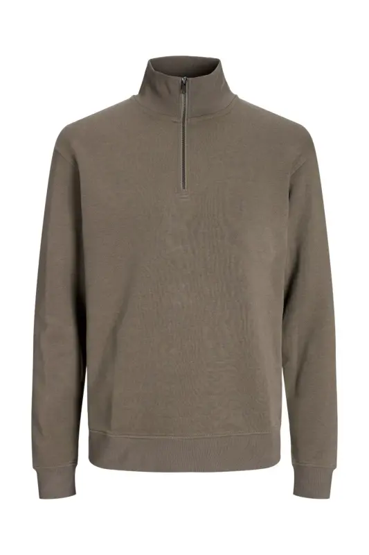 JJEBRADLEY SWEAT HALF ZIP-bungee kordonu - JACK & JONES