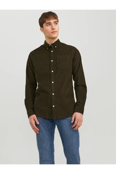 JJeClassıc Cord Ko'ylak - JACK & JONES (1)