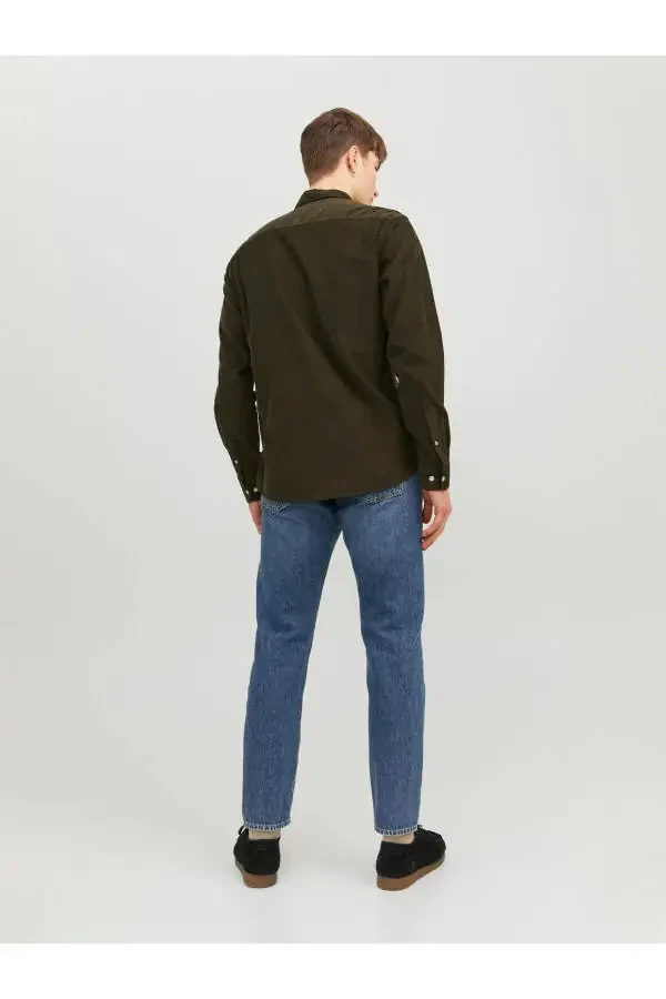 JJeClassıc Cord Ko'ylak - 4